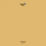 vzorka farby hot as mustard - vzorkovník kriedové farby