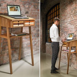 recnicky pult pre prezentovanie a pracu v stoji