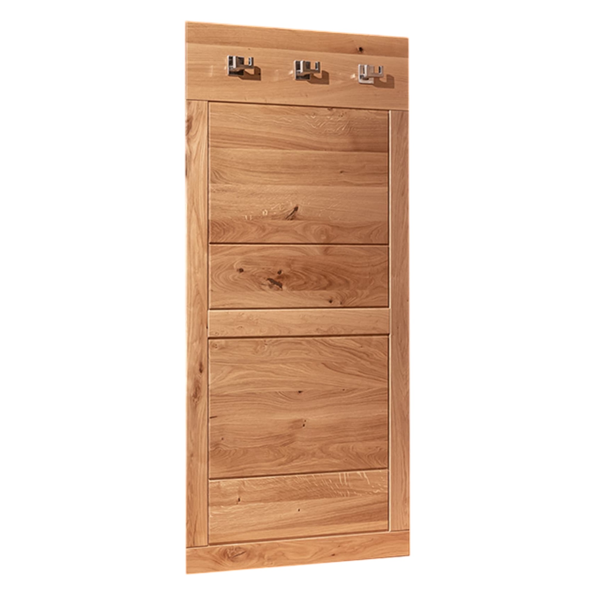 dubový vešiakový panel na chodbu