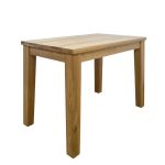 Malý klasický jedálenský stôl z dubového masívu VPET, 120x80/140x90x80 cm