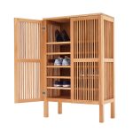 Drevený botník na topánky BOB, 80x40x123 cm