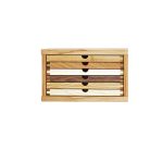 Závesný kabinet na stenu so 6 zásuvkami SIXtematic A4, 42×31×25 cm