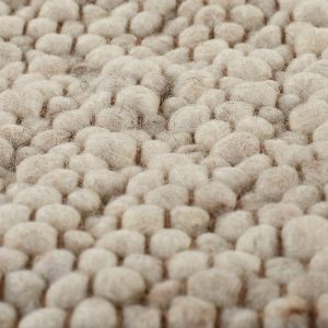 HILL vlnený koberec Cream