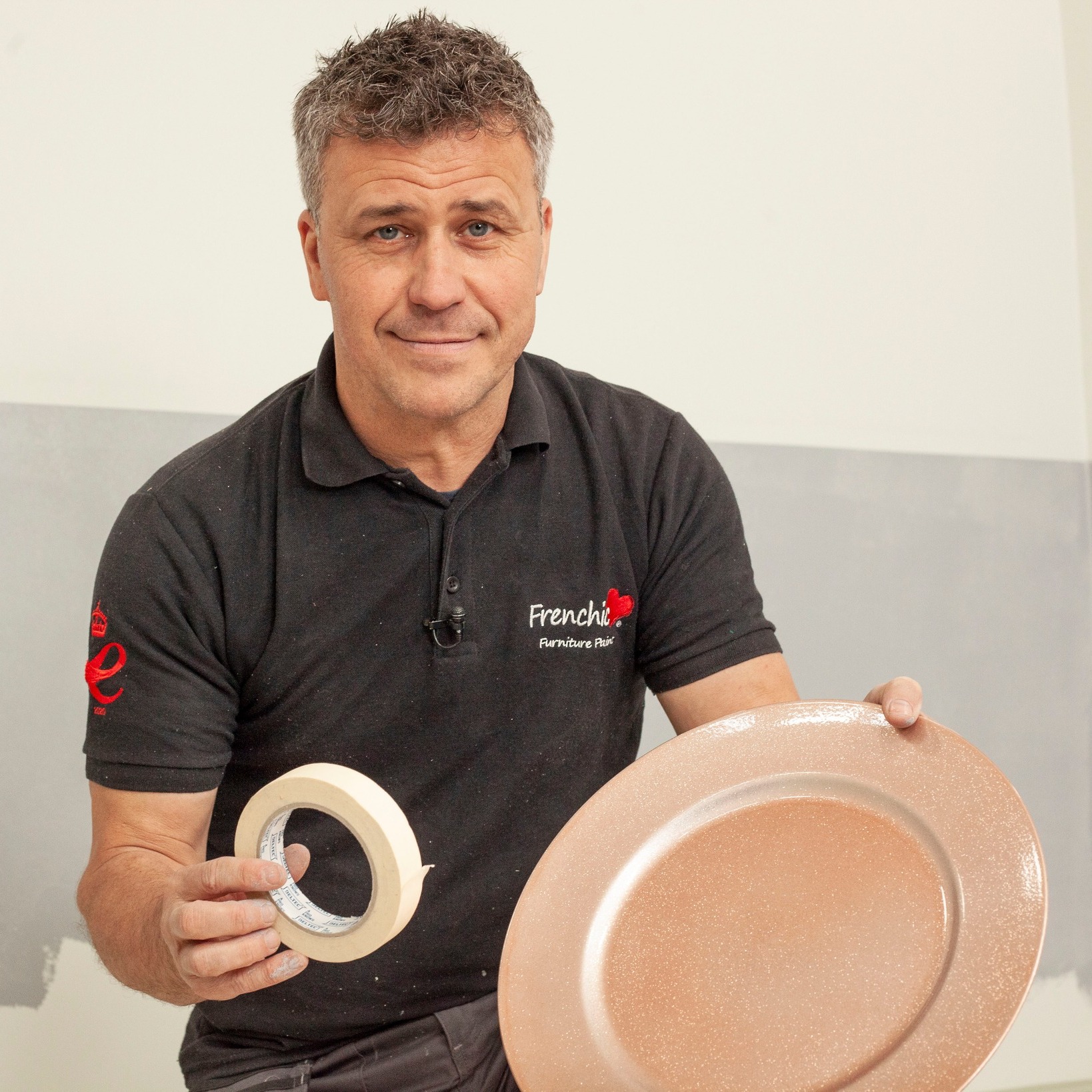 scallop effect pomocou kriedovych farieb Frenchic