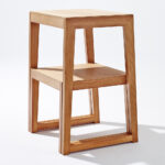 Multifunkčná taburetka masív