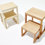 Masívna multifunkčná taburetka