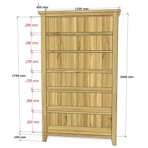 knižnica do obývačky na knihy