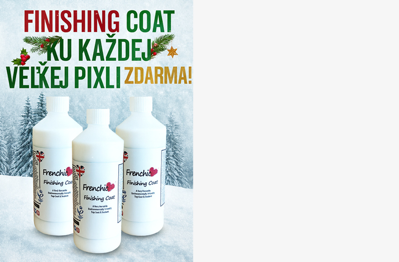 Finishing Coat ku každej pixli farby zdarma!