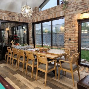 jedalenske priestory z masivu montaz navrh dodanie