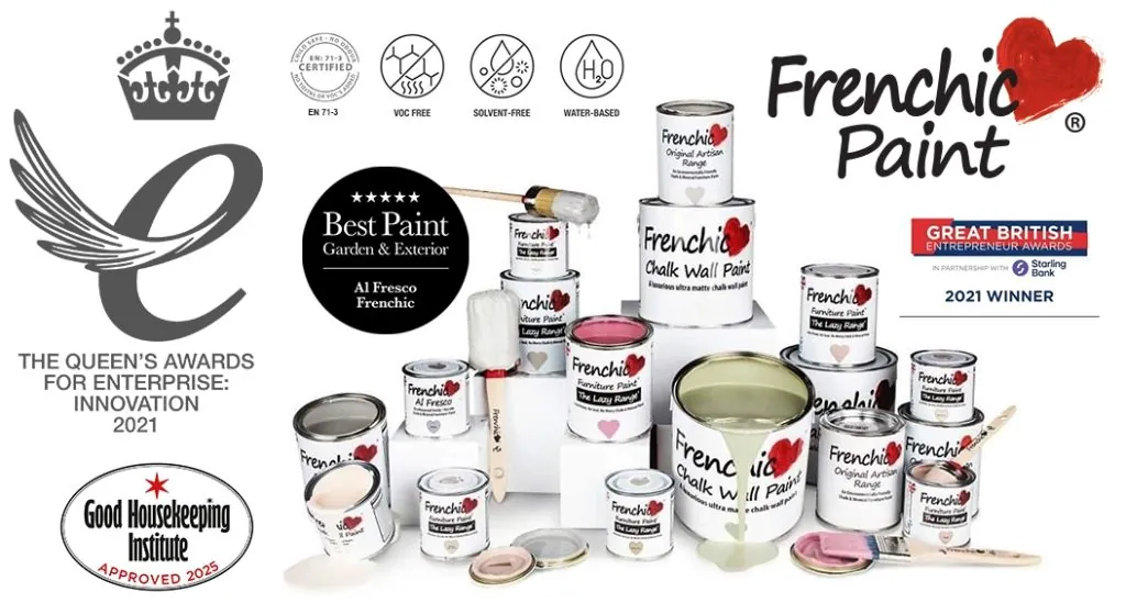 Kriedové farby Frenchic Paint kvalitné farby na nábytok, steny a interiéri