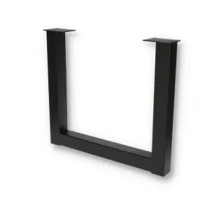 kovová podnož stola v tvare u