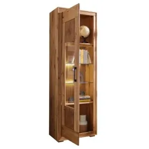 Vitrína drevo s otváraním vľavo