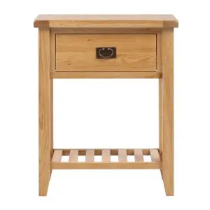 drevený konzolový stolík na chodbu