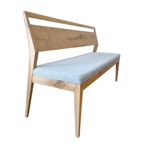 Dlhá jedálenská lavica do kuchyne s operadlom