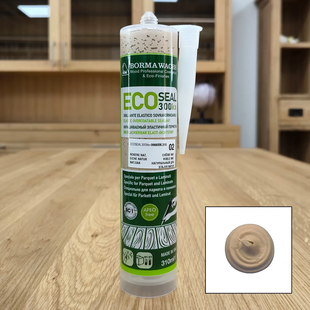 Akrylový elastický tmel v tube s odtieňom prírodný dub