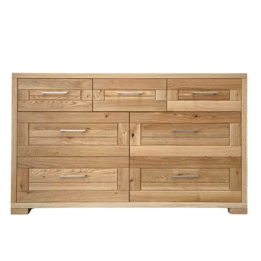 dubova komoda so šuflíkmi