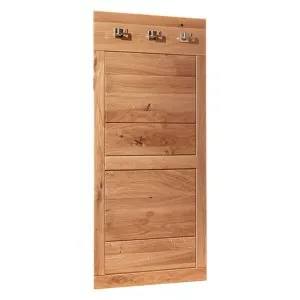 dubový vešiakový panel na chodbu