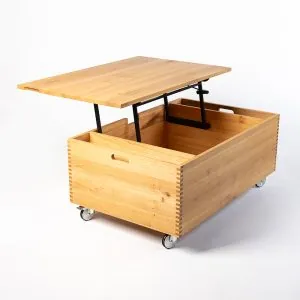 Multifunkčný konferenčný stolík z masívu