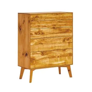 Drevený bielizník z masívneho dreva