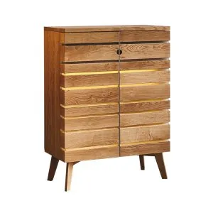 Drevená barová skrinka s podsvietením Sixay BAROSO