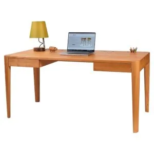 pracovný masívny drevený stôl