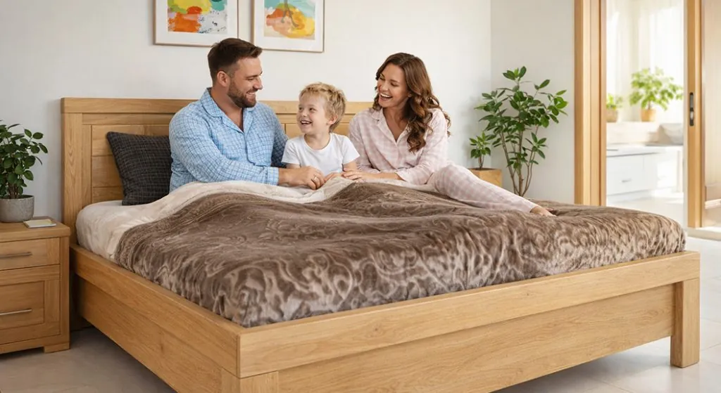 Dvojlôžkové manželské postele z masívneho dreva