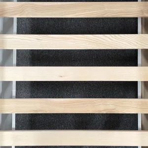 Jaseňový rošt pre jednolôžkovú posteľ